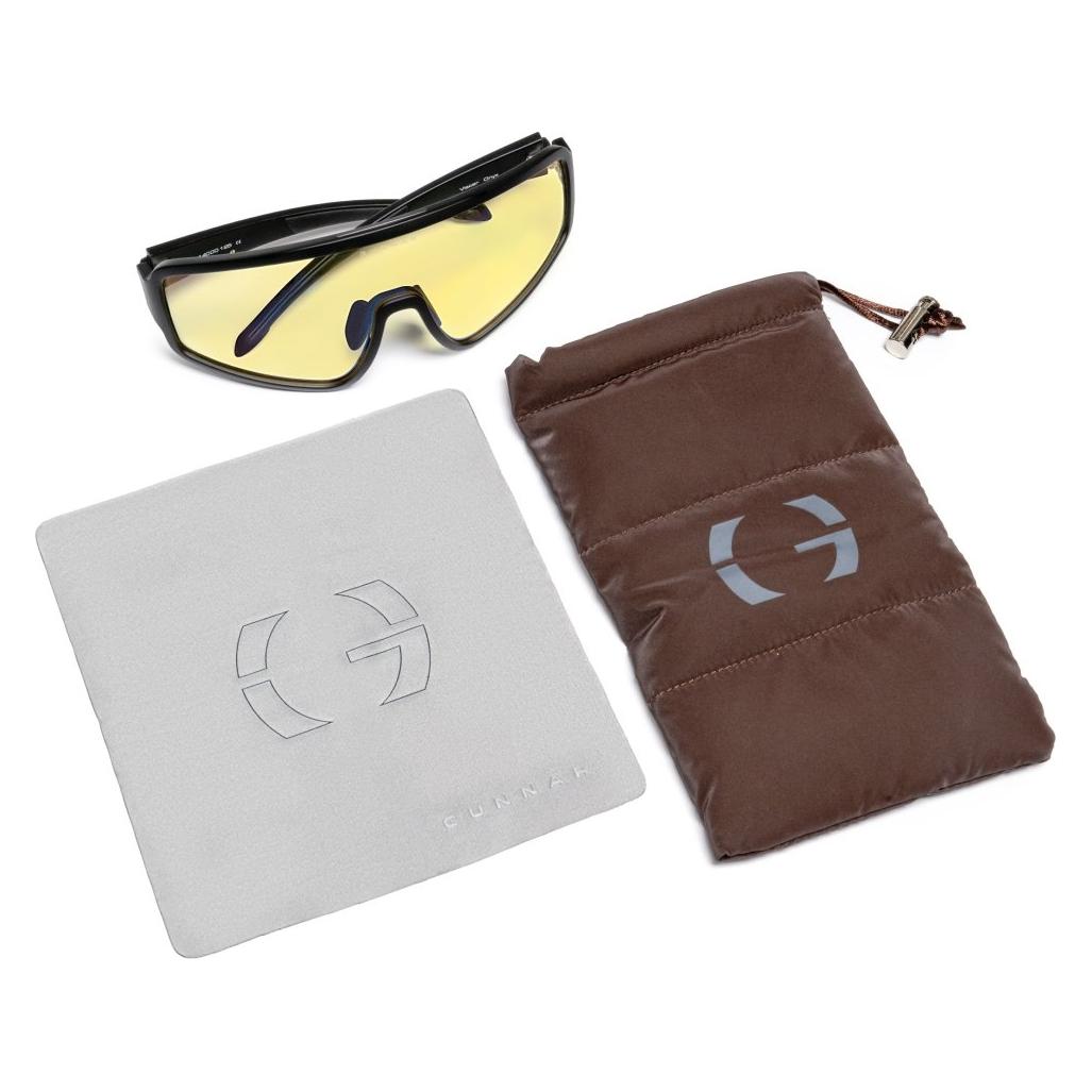 Gunnar VISCER ONYX / Herní brýle / Jantárová skla / BLF 65 / focus (VIS-00101)