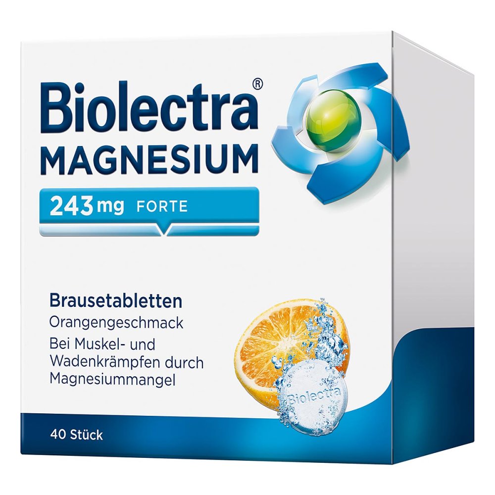 HERMES Arzneimittel GmbH Magnesium Biolectra 243 forte Orange Brausetabletten 06789307