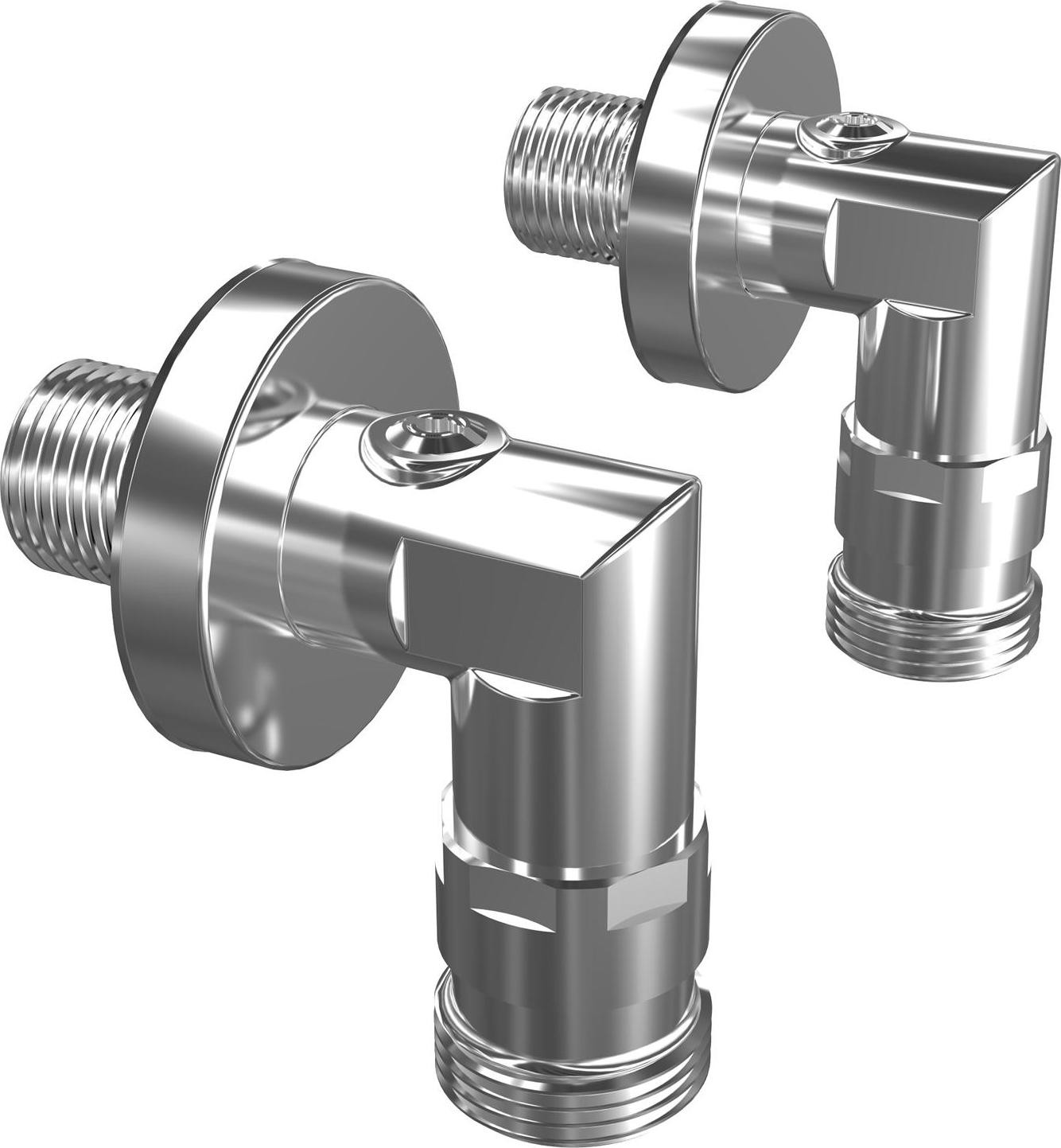 KWC AR montageset SMARTWAVE voor directe wateraansluiting vanuit de muur