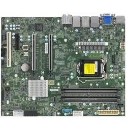 Supermicro Server MB 1xLGA 1200/ATX/1xLAN bulk (LGA 1200, Intel W480, ATX), Mainboard