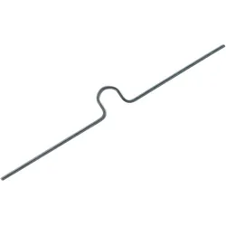 100 Kalenderaufhänger, extra grande silber | 150 mm, Kunststoff, Stahl