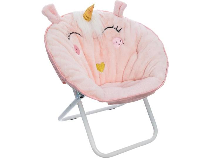 Atmosphera Kids Kinder klapstoel eenhoorn - unicorn - kinderstoel - kinderzetel - vouwstoel - meisjes stoel