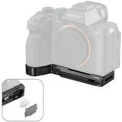 SmallRig 6033 Baseplate with AirTag Slot for Sony Alpha 7 V / 7R V / 7 IV, Video Zubehör, Schwarz