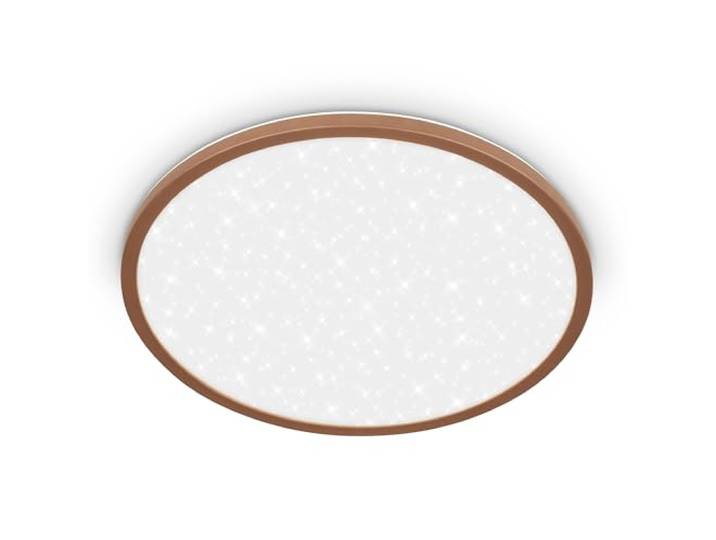 BRILONER - LED Panel mit indirektem Licht, Sternenhimmel, neutralweißes Licht, LED Lampe, Deckenleuchte, Wohnzimmerlampe, Küchenlampe, Deckenbeleuchtung, Flurlampe, 37,5x4,5 cm, Coffee