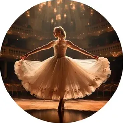 Essbares Papier „Ballerina“, 19,5 cm
