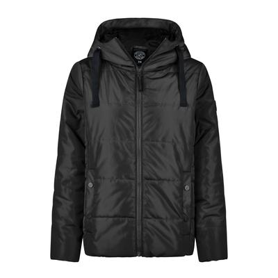 Steppjacke NAVIGAZIONE "NAVIGAZIONE Jacke", Damen, Gr. 42, schwarz, Obermaterial: 100% Polyester PES. Futter: 100% Polyester PES. 100% Polyester PES., uni, regular fit, Jacken Steppjacke, mit verstellbarer Kapuze