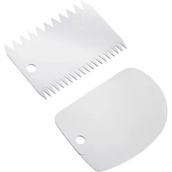 10x Westmark Schaber-und Kuchengarnierset, Backutensilien, Weiss