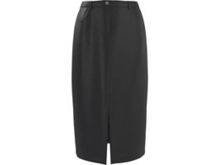 ESMARA® Jupe mi-longue en similicuir femme (jupe crayon, 40)