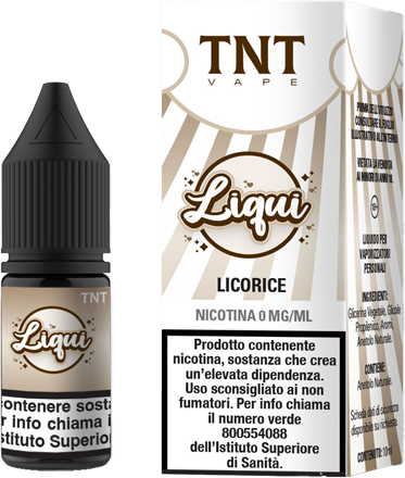 TNT Vape Liquì Liquido Pronto 10ml Liquirizia
