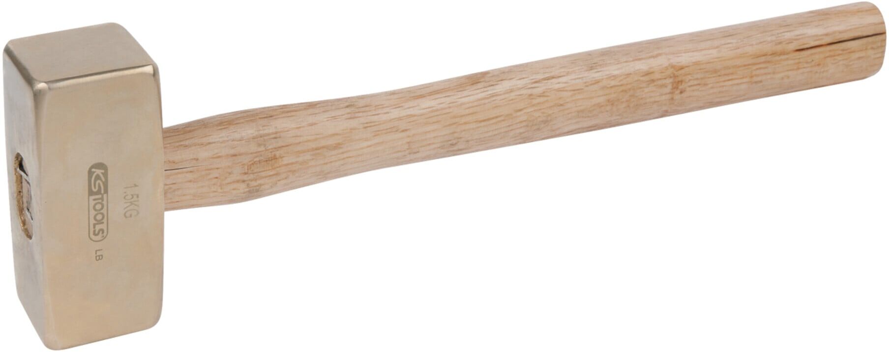 KS Tools BRONZEplus Fäustel 3000 g, mit Hickorystiel (963.2055)