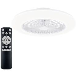 Philips LED Amigo Deckenventilator 20 W, 42 W (Ø x H) 490 mm x 137 mm Weiß mit Beleuchtung, Dimmbar 8720169260641