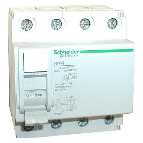 Schneider Electric Fehlerstromschutzschalter HPFI 40A 4p30mA Klasse A (23513)