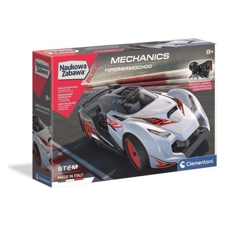 Clementoni mechanics laboratory. Hypercar racing car (50683)