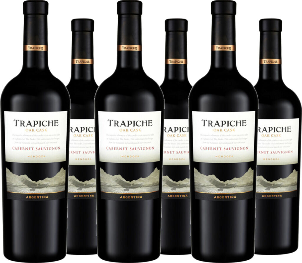 6er Vorteilspaket Trapiche Oak Cask Cabernet Sauvignon 2024 Bodegas Trapiche