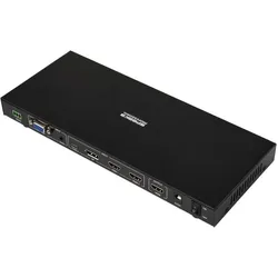 SpeaKa Professional SP-HDPS-300 HDMI-Switch für industrielle Anwendungen 3840 x, Switch Box