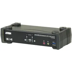 Aten Cs1922m: DP Kvm, KVM Switch, Schwarz