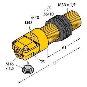 Turk TURCK BC10-P30SR-VP4X2 Kapazitiver Sensor BC10P30SRVP4X2 (25050)