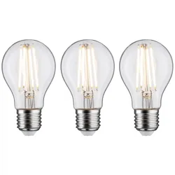 Paulmann 5080 3xLED Filament LAMPEN E27 2700K klar dimmbar 9W wie 75W warmes Licht