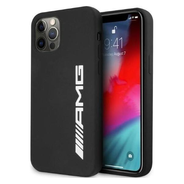 Mercedes AMG AMHCP12LSGLBGN iPhone 12 Pro Max 6,7" czarny/black hardcase Silicone Big Logo (Apple iPhone 12 Pro Max) (AMG00054-0)