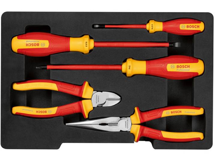 Bosch Professional 1600A02NG2 1600A02NG2 Gereedschapsset VDE 5-delig