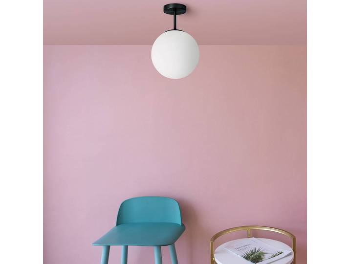 Design plafondlamp Jugen, dimbaar, zwart, Woon-/ Eetkamer, Glas, Design, plafondlamp design