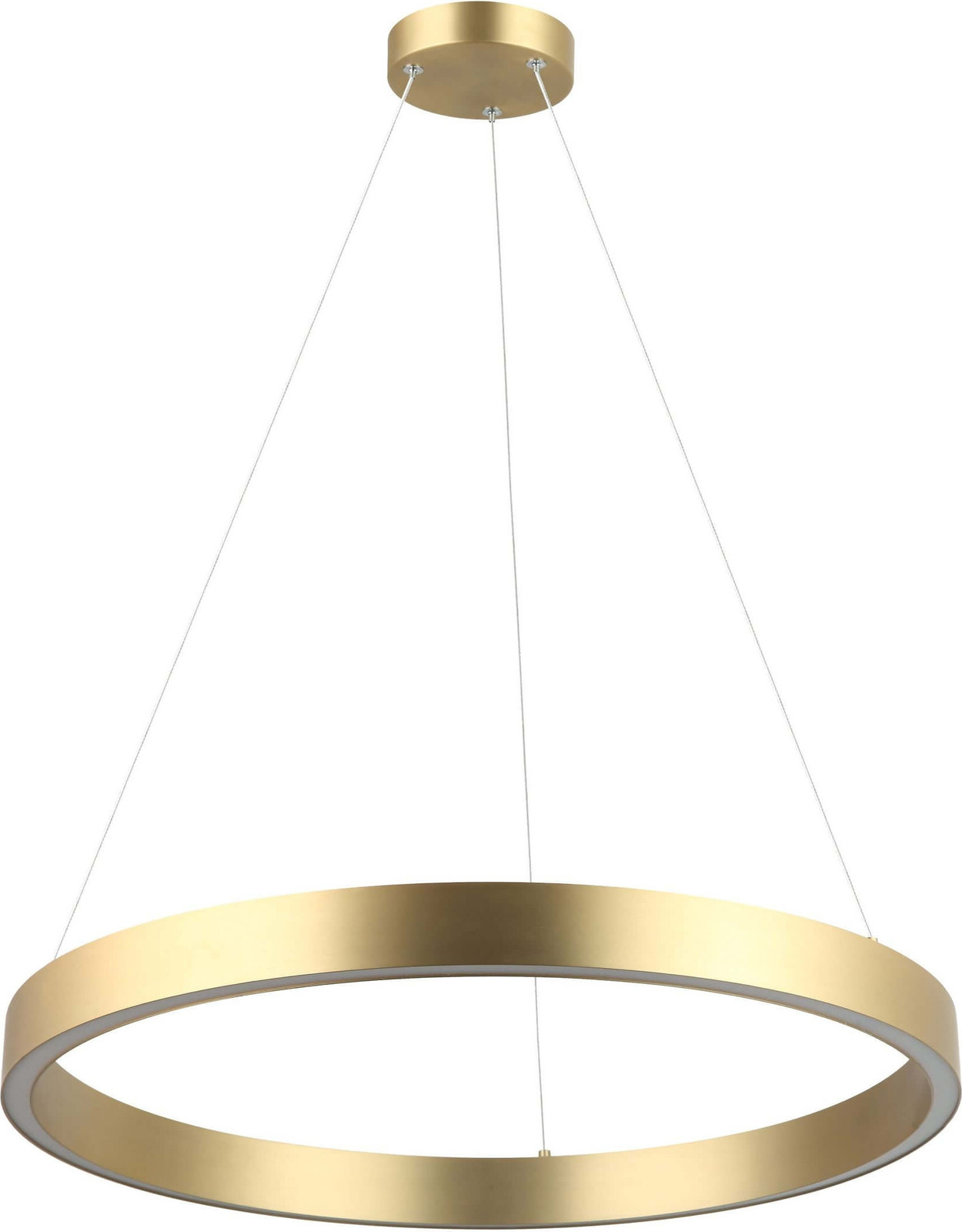 Light Prestige Midway LED-pendellamp, goud, driehoekig, 35W