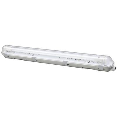 Sygonix LED-Feuchtraumleuchte LED G13 9W Naturweiß Grau