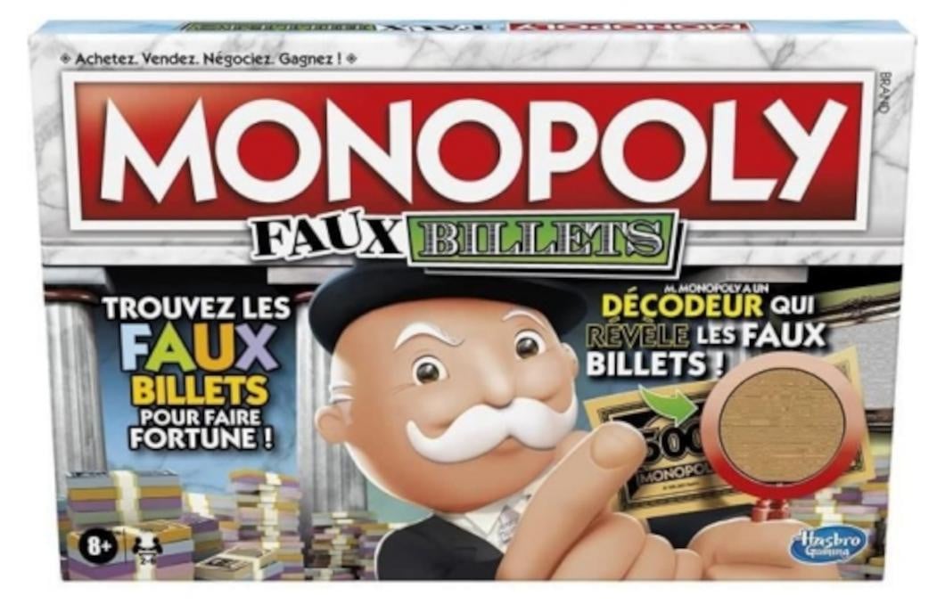 Hasbro Monopoly Nepgeld Frans