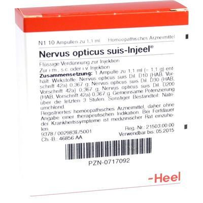 Biologische Heilmittel Heel GmbH NERVUS OPTICUS suis Injeel Ampullen 10 St 00717092
