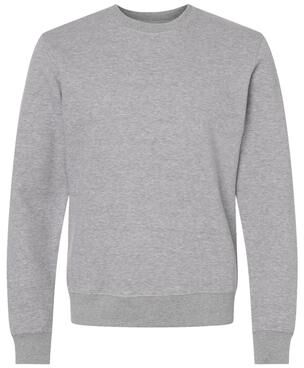 J America 8721JA Btb Fleece Crew T-Shirt in Oxford size 3XL   Cotton/Polyester Blend