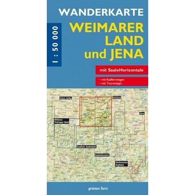 Wanderkarte Weimarer Land und Jena, Sonstige von , Grünes Herz, 978-3-935621-01-4
