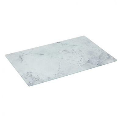 Schneidebrett Version 30x20 Marmor schwarz, weiss