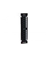Intellinet Patch Panel geeignet für Wandmontage RJ-45 X 12 Schwarz (560269)