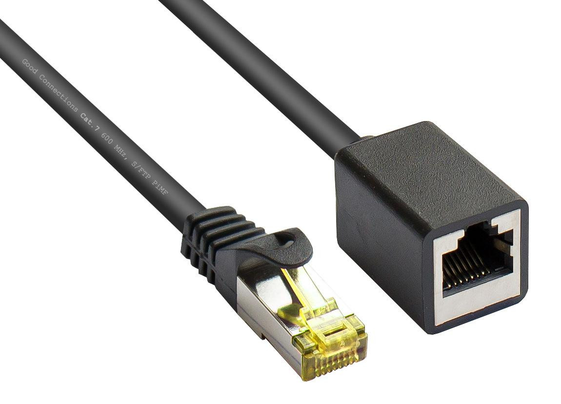 Good Connections Patchkabel Cat.7 RK zwart 0,5 m
