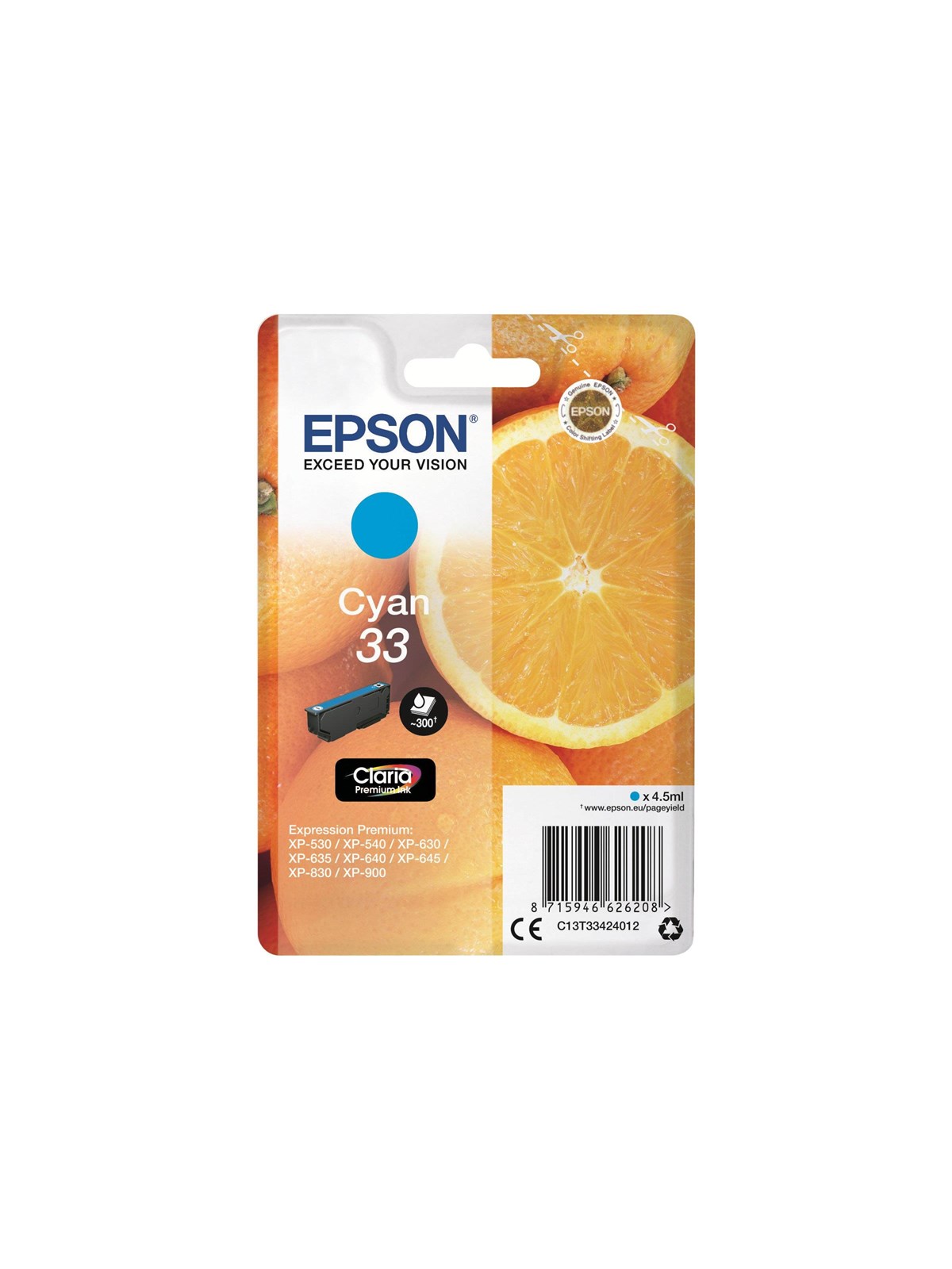 Epson 33 - Cyan ink