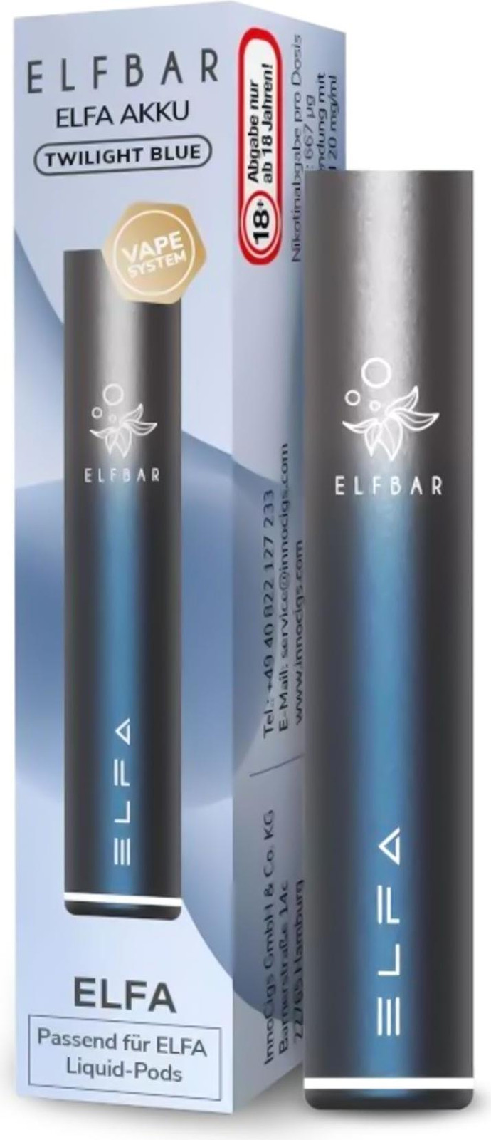 Elfa Accu 500mAh Twilight Blue