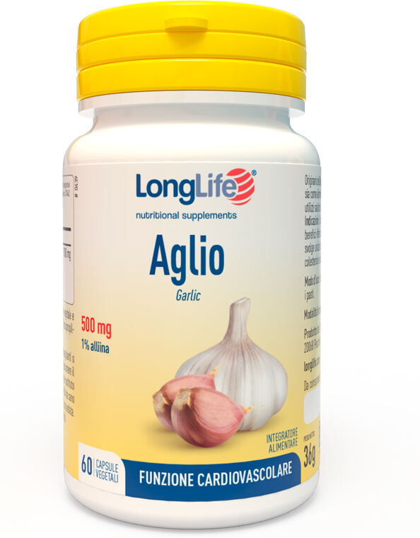 LONGLIFE Srl LongLife, Aglio 500 mg, 60 capsule