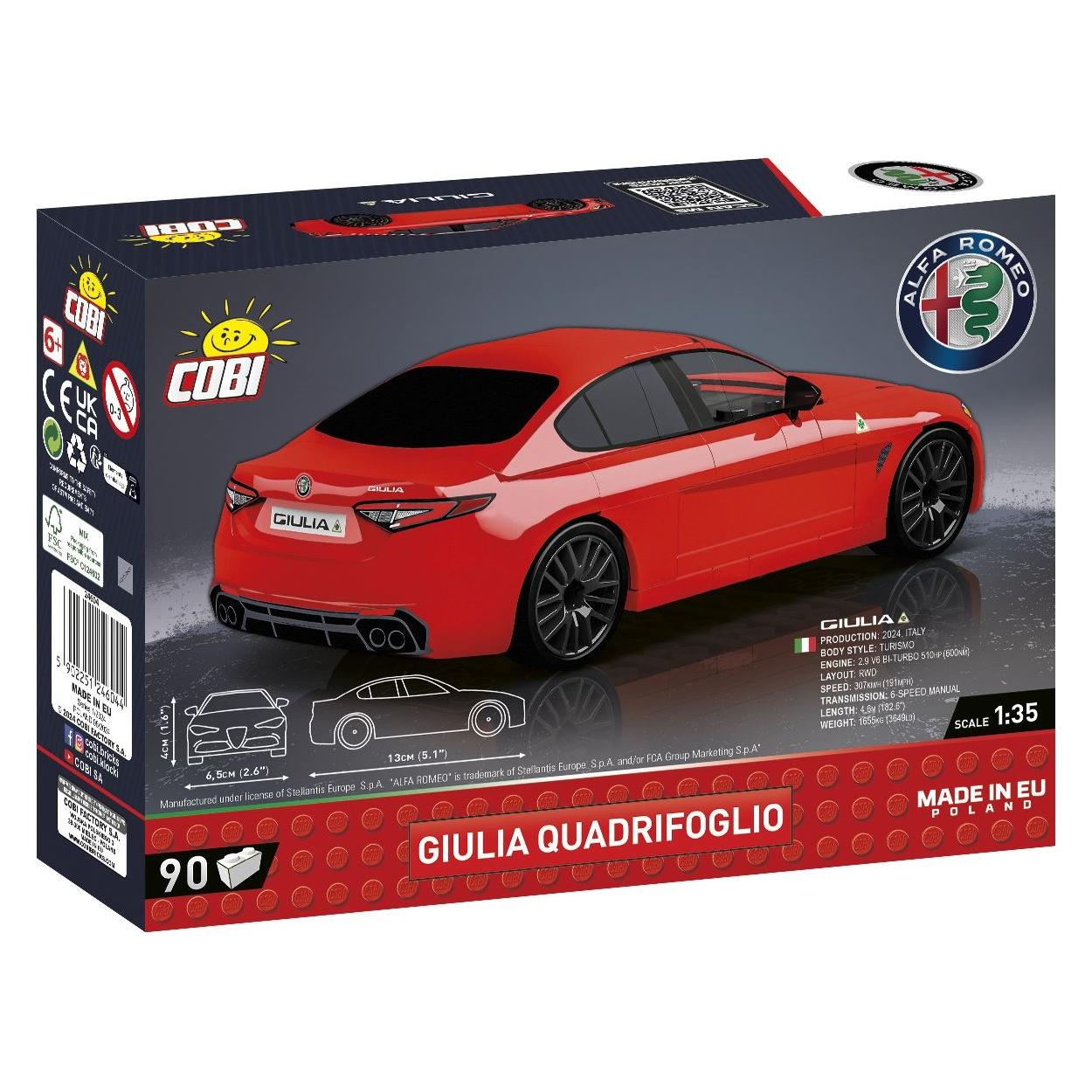 Cobi Alfa Romeo Gulia Quadrifoglio (24604)