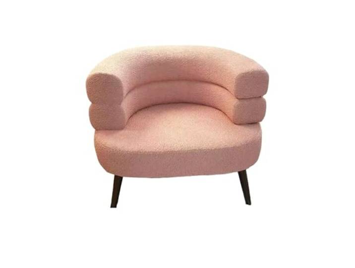 OUTIFUOTPP Wohnzimmer Stuhl Nordic Ins Einzigen Sofa Schlafzimmer Make-Up Eitelkeit Studentenwohnheim Computer Stühle Stoff Hause Büro Sitz(PINK)