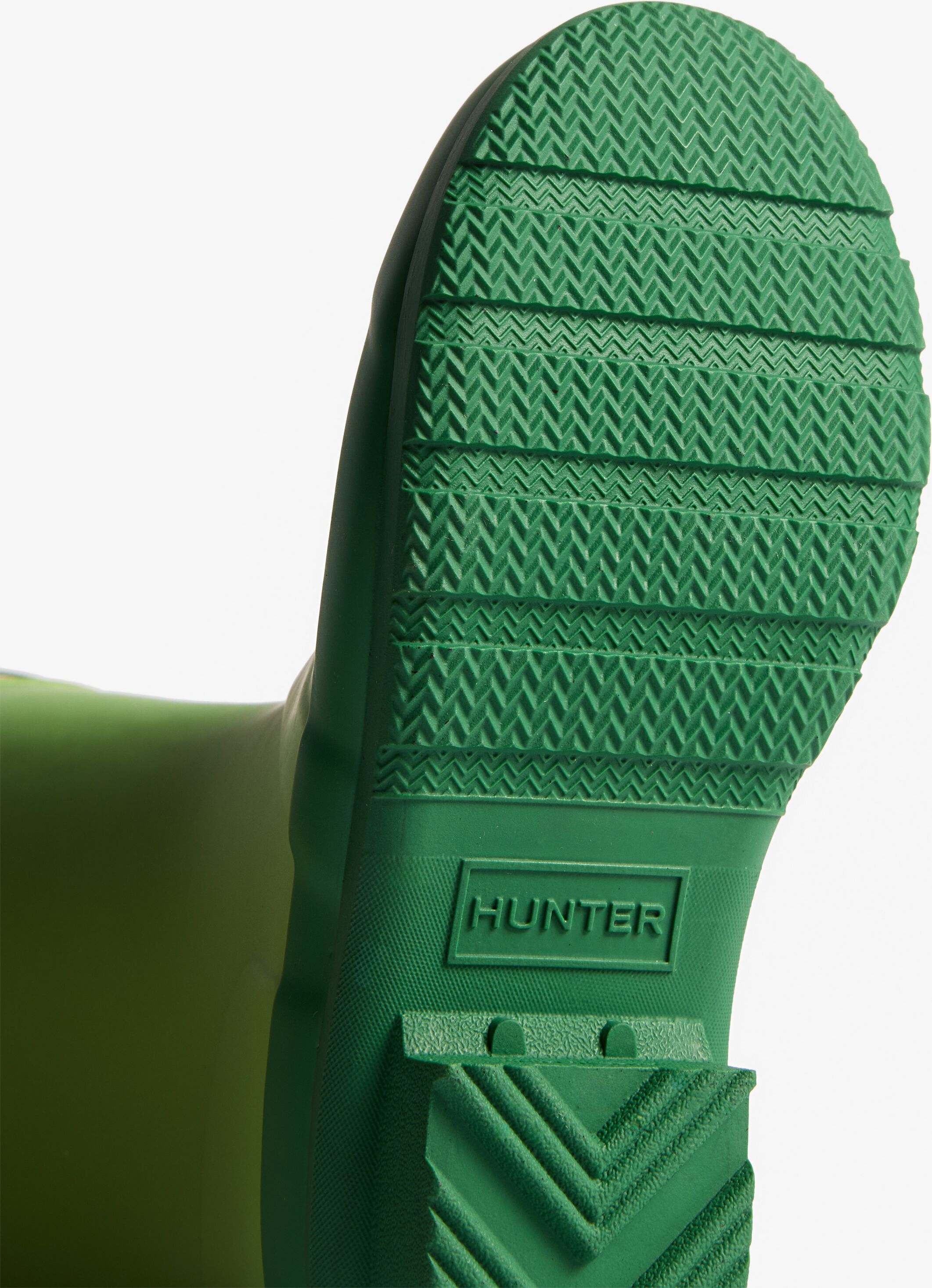 Gummistiefel HUNTER "JUNIOR ORIGINALS BOOT", Mädchen, Gr. 31, grün, Synthetik, Schuhe Gummistiefel, wasserdicht, mit reflektierenden Details