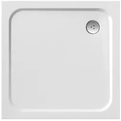 Ravak Quadratische Duschwanne 90 x 90 cm, gegossener Marmor XA047701010