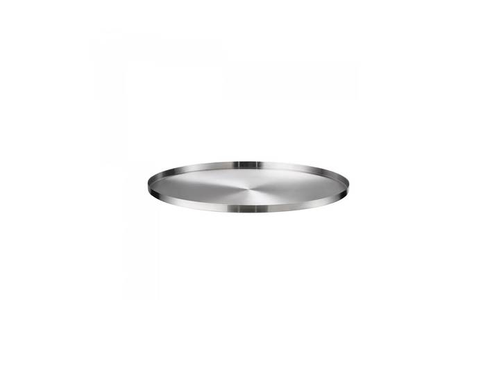 Tablett BLOMUS PEASY L , silber (silberfarben), B:38cm T:38cm, Edelstahl, Tabletts, Tablett