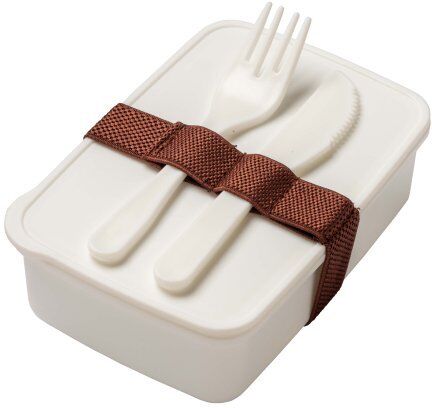Porta pranzo in pp, con posate incluse Personalizzate o neutre