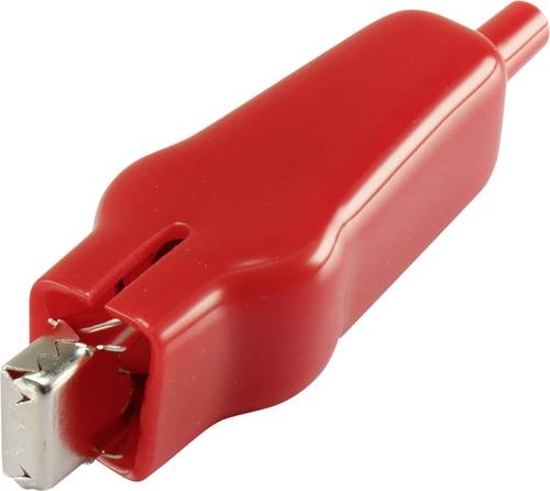 TRU COMPONENTS Krokodilklemme Blau Länge: 75mm
