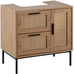 FineBuy, Waschbeckenunterschrank, Waschbeckenunterschrank (40 x 40 x 60 cm)