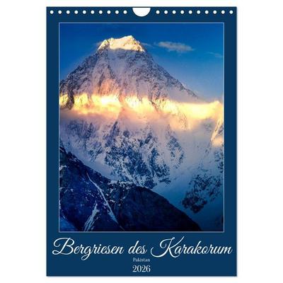 Bergriesen des Karakorum (Wandkalender 2026 DIN A4 hoch), CALVENDO Monatskalender