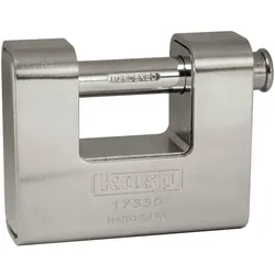 Kasp, Vorhängeschloss, Panzer-Monoblockschloss, 80 mm