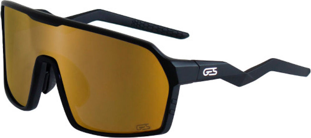 Ges gafa gogor lente revo oro gafas ciclismo Negro (UNICA)