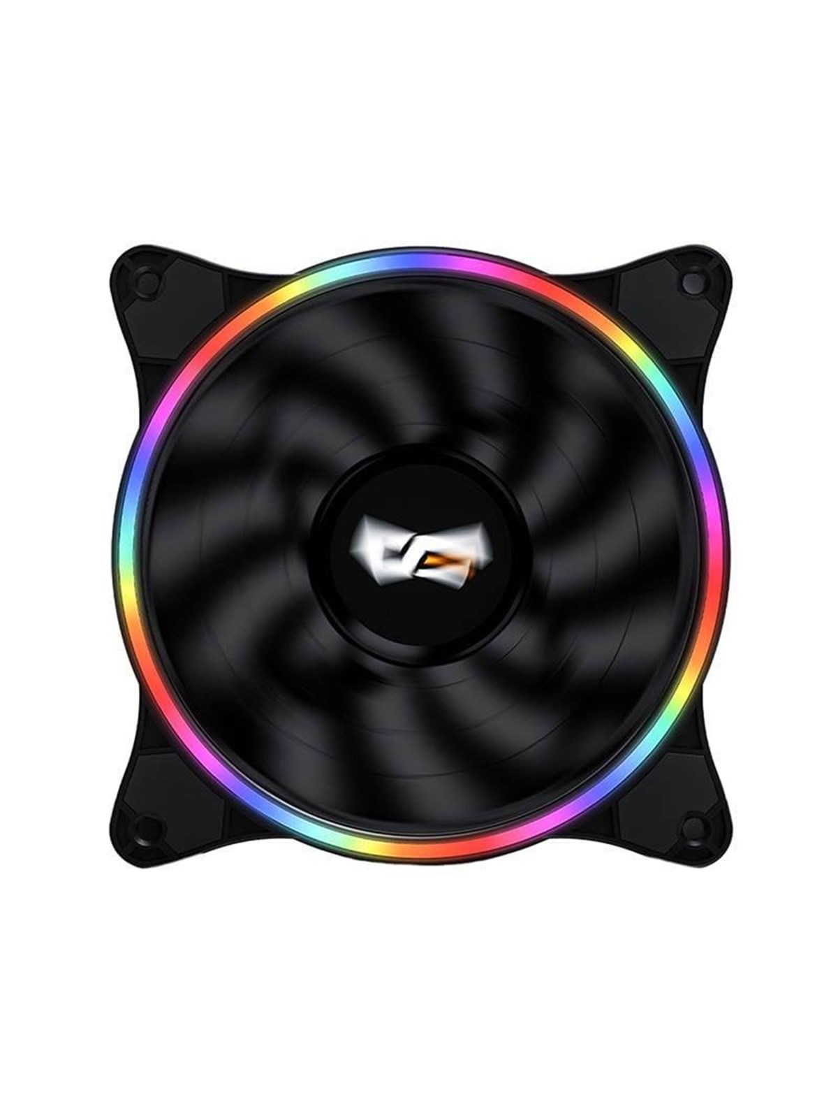 Darkflash Computer Fan RGB D1 (120x120) - Gehäuselüfter - 120mm - Schwarz - 22 dBA