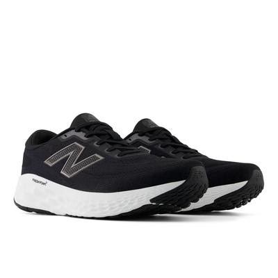 Laufschuh NEW BALANCE "EVOZ", Herren, Gr. 45, schwarz, Synthetik, Textil, Schuhe Laufschuh, vielseitiger Laufschuh mit Fresh Foam X-Sohle und medialer Stabilität
